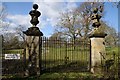 Gate piers, Norton Hall