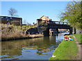 Disused railway bridge over canal, Loughborough