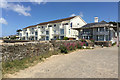 Marine Court flats and The Round House, Instow