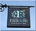 Sign for the Radcliffe, Hitchin