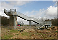 Steps to footbridge over M25 (south side)