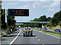 Variable Message Sign, Northbound A1(M) near to Wadworth