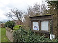 St Peter, Besford: notice board