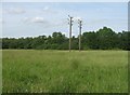 Power lines crossing Blackwater valley