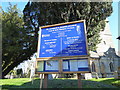 St Andrew, Great & Little Hampton: notice board