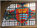 Uxbridge tube station - stained glass window (3)