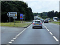 SK6480 : Southbound A1, The A620 towards Retford by David Dixon
