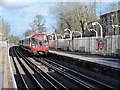 TQ1187 : Eastcote tube station - platforms by Mike Quinn