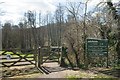 Sign for Jellyfields Nature Reserve, Bridport