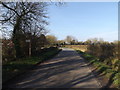 Gosbeck Road & footpath