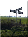 Roadsign on Pettaugh Lane