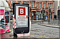 J3374 : "Belfast Live" apps advertisement, Belfast (April 2016) by Albert Bridge