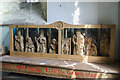 SK9246 : Carved Nativity Scene, All Saints' church, Hough-On-The-Hill by Julian P Guffogg
