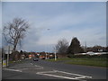 The Willingdon Roundabout from the southern approach