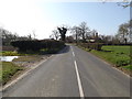 TM1856 : B1077 Helmingham Road & footpaths by Geographer