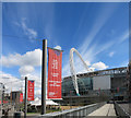 Walkway to Wembley Stadium