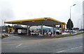 Service station on the A691