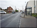 NZ2345 : Bus stop and shelter on Front Street, Witton Gilbert by JThomas