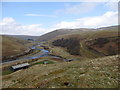 Glensalloch Burn enters the Crawick Water