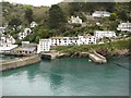 Entrance to Polperro harbour