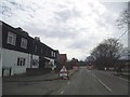 Minor road works on Copthorne Bank