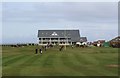 First fairway at Knott End Golf Club