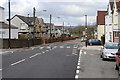 Zebra crossing, Syr Dafydd Avenue, Oakdale