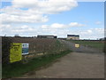 Entrance to the Mucky Paws Kennels and Cattery near Spofforth