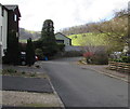 Bend at the southern end of Mill Row, Lower Lydbrook