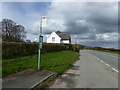 Bus stop near Bont Garreg