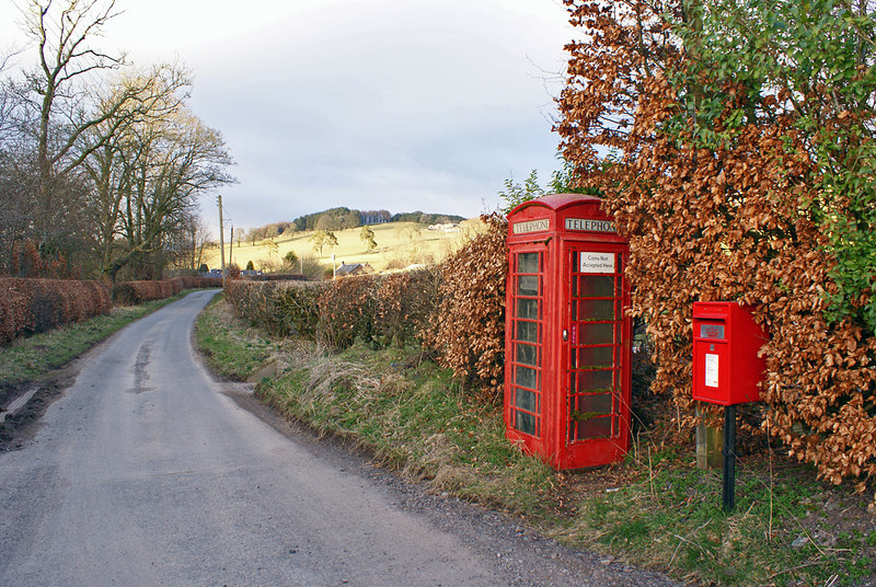 Road to Sibbaldbie © Richard Dorrell cc-by-sa/2.0 :: Geograph Britain ...