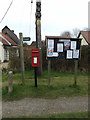 TM0660 : Post Office Church Road Postbox by Geographer