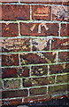 Benchmark on Oakham Station wall