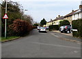 Warning sign - cyclists, Oldfield Crescent, Cheltenham