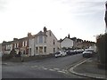 Church Road at the junction of Folkestone Road