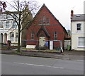 Fenced-off former chapel, Gloucester Road, Cheltenham