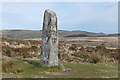SX6575 : Laughter Tor menhir, Dartmoor by Alan Hunt
