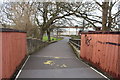 Footpath to Saltcoats Library