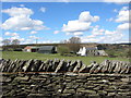 Looking over the wall to Pencaedrain