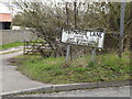 Pesthouse Lane sign