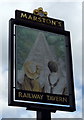 Sign for the Railway Tavern, Hatton