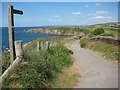 The coast path above Thurlestone Sand