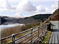 SN9264 : Footpath and Road Round Caban Coch Reservoir by David Dixon