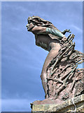 SN5781 : Figurehead Sculpture, Aberystwyth Town War Memorial by David Dixon