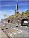 SN5781 : Aberystwyth Town War Memorial Viewed from New Promenade by David Dixon