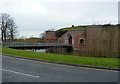 SU5902 : Fort Brockhurst - Bridge over the moat by Rob Farrow
