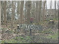 Sign entering Piltdown