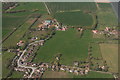 Earthmarks in paddocks on northern edge of Grimoldby: aerial 2016