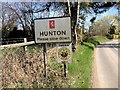 Hunton Village Sign