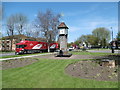 The clock tower at Northolt